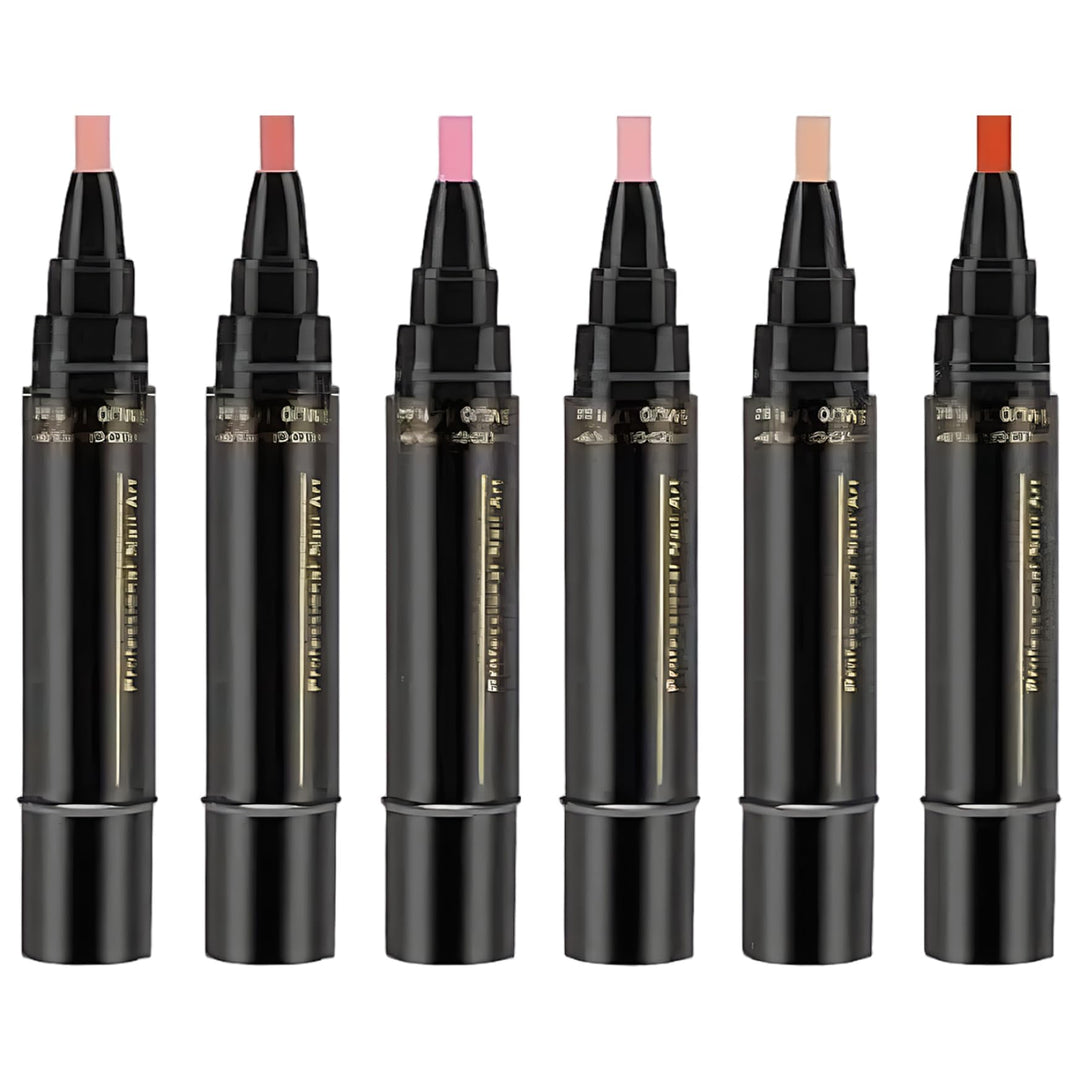 3-in-1-Nagellackstift-Set, 6-teilig – schnell trocknende Nagellackstifte, in einem Schritt einweiche