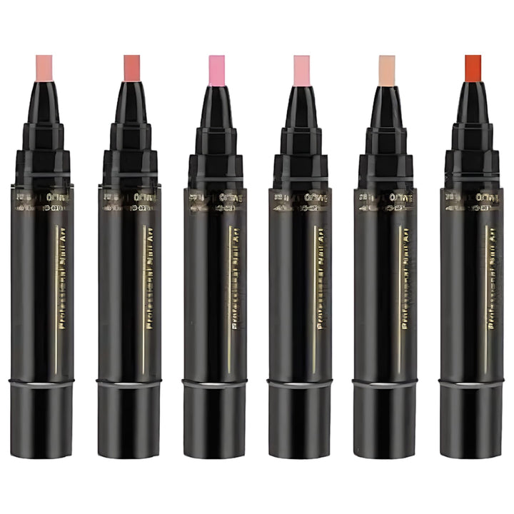 3-in-1-Nagellackstift-Set, 6-teilig – schnell trocknende Nagellackstifte, in einem Schritt einweiche