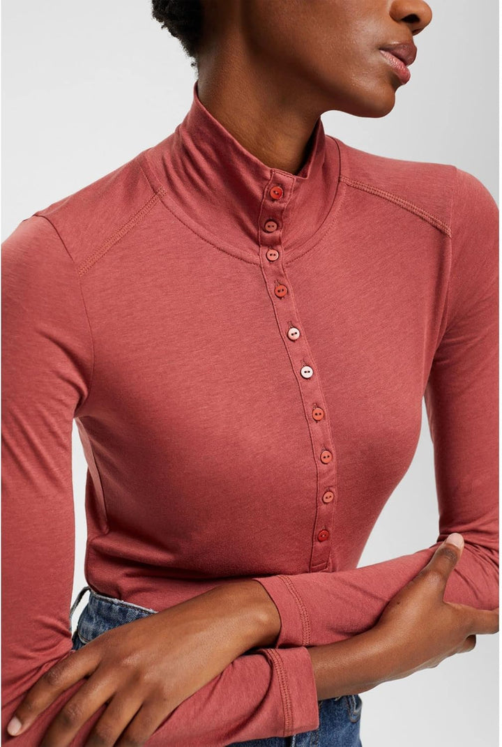 ESPRIT Damen T-Shirt, 805/Terracotta