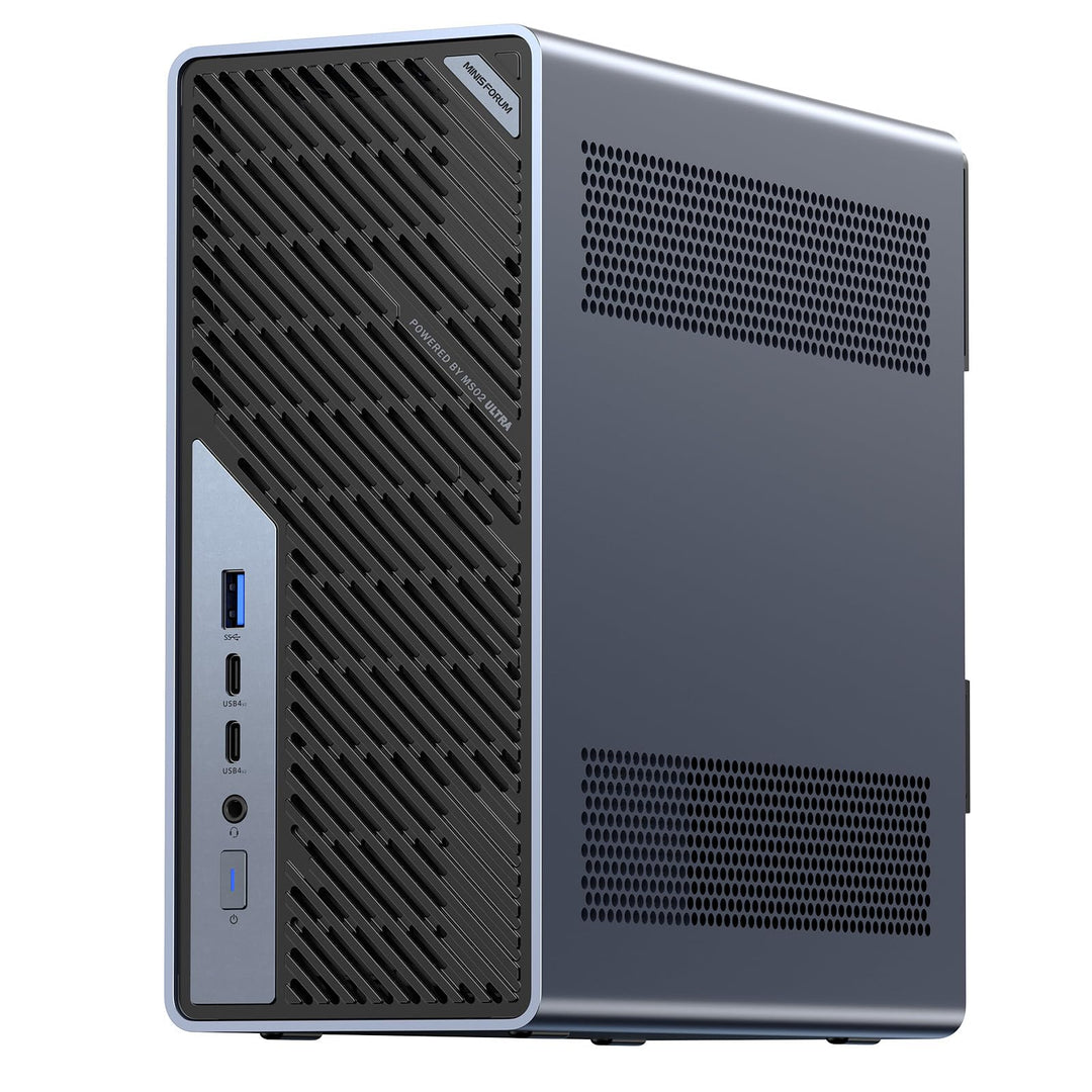 MINIS FORUM MS-02 Ultra Mini PC, Core Ultra 9 285HX Prozessor (24C/24T bis 5,5 GHz) und Intel Graphi