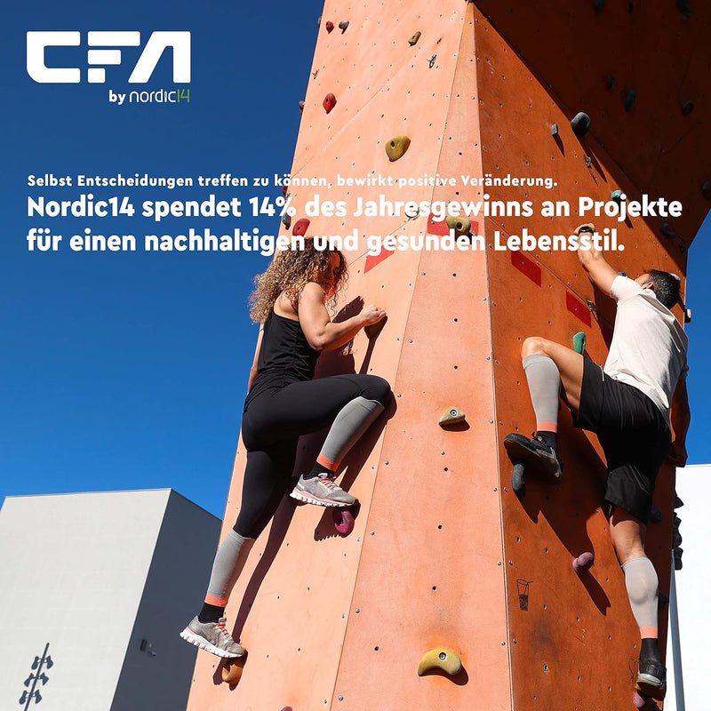 CFA V2 Qualitäts-Kompressionssocken für Männer und Frauen - Ideal fürs Laufen, Fitnessstudio, Radfah