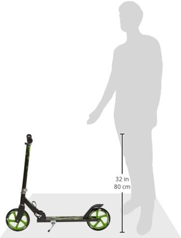 Hornet 14929 - Scooter Roller GS 200, Tret-Roller Big Wheel, neon-grün