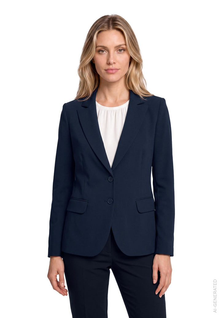 Betty &amp; Co Damen Blazer 38 Navy Blue, 38 Navy Blue