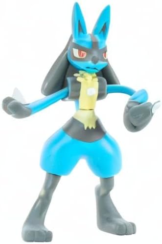Pokemon Figuren Set 8 Pack – 5-11 cm Figur – Garchomp, Pikachu, Eevee, Lucario, Riolu, Munchlax, Gla