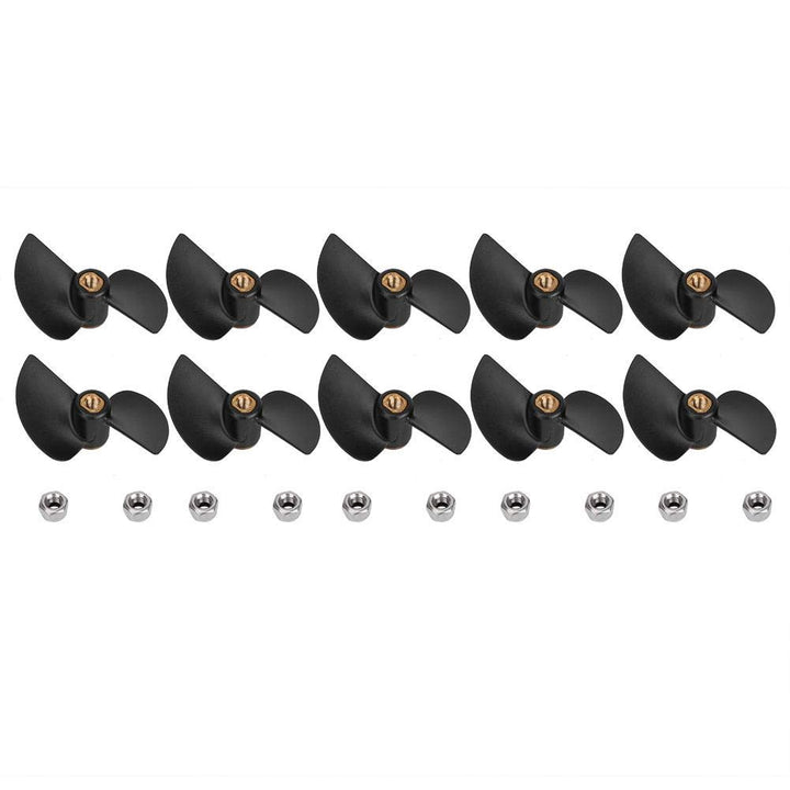 RC Propeller Ersatz, 10 Stück Brushless kompatibel, Boot Propeller Set für Modellbau DIY Wassersport
