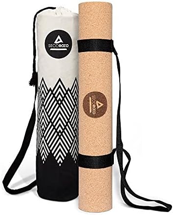Secoroco Yogamatte Kork - getestet mit SEHR GUT - 2-5 mm Stärke - rutschfest, vegan & nachhaltig - Y