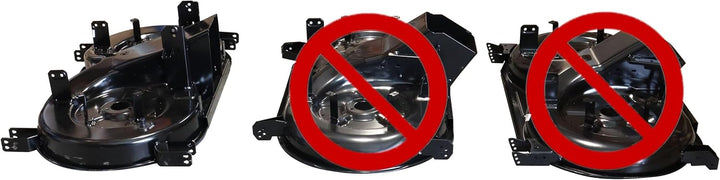 SECURA Mähdeck Mähgehäuse 102cm kompatibel mit John Deere LR175 (bis 2000) Rasentraktor