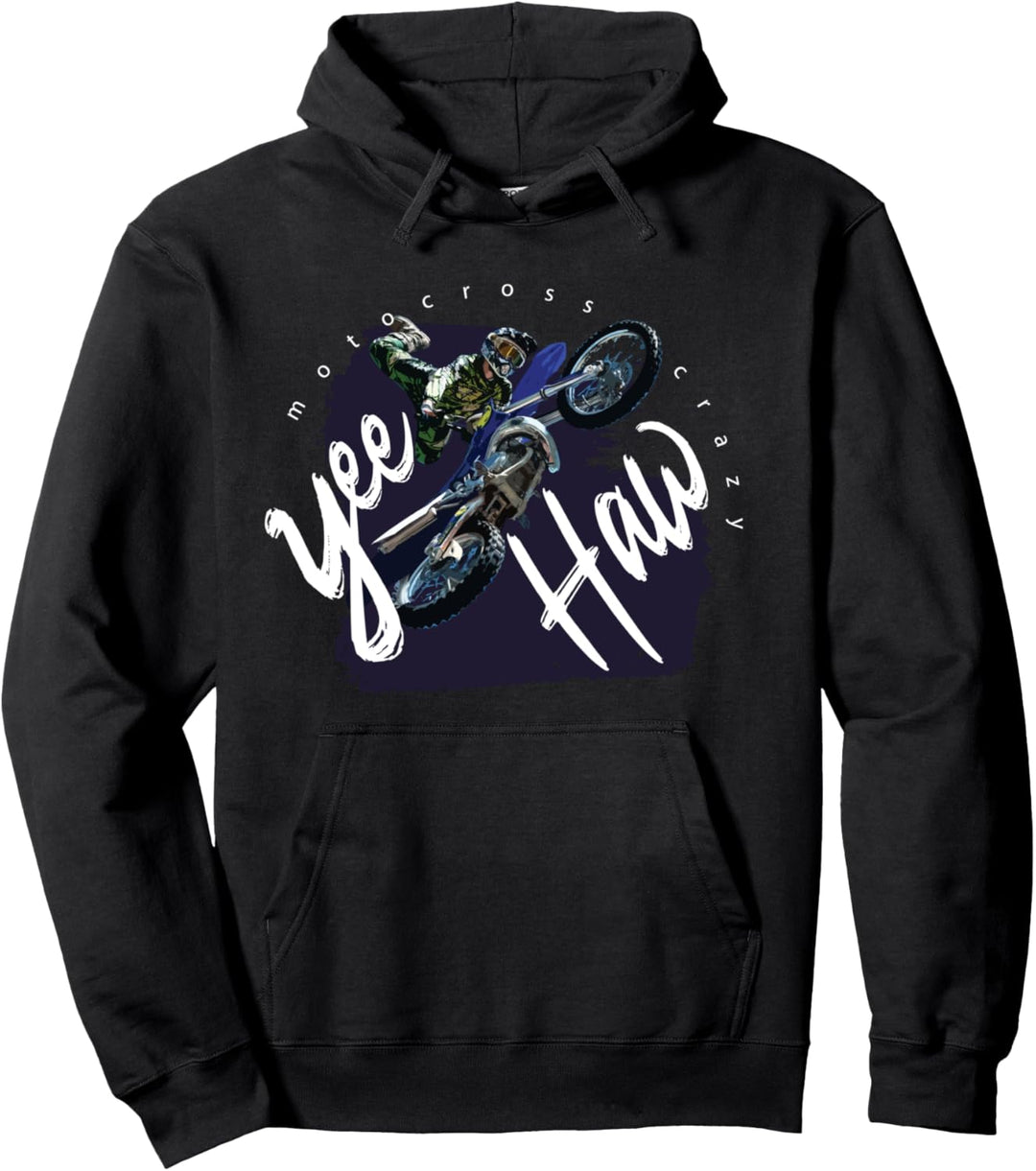 Motocross Motocycle Mx Dirt Bike Pullover Hoodie