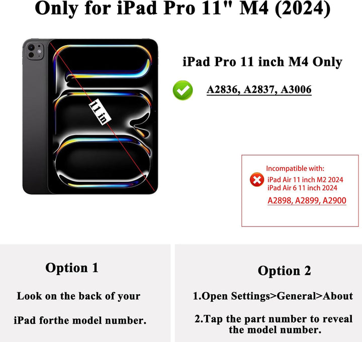 Tastatur-Hülle für iPad Pro 27,9 cm (11 Zoll) 2024 & iPad Pro M4 – Magische Tastatur mit Trackpad, e