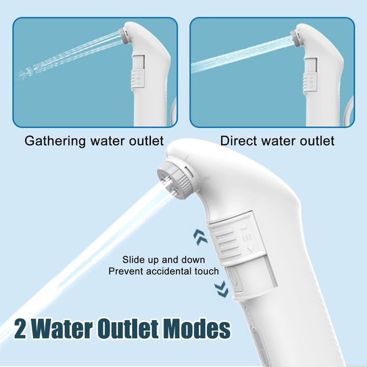 Po Dusche Elektrische,Portable Bidet,Tragbares Bidet Handbrause Mit 2.5 L Peri Bottle,Akku Podusche