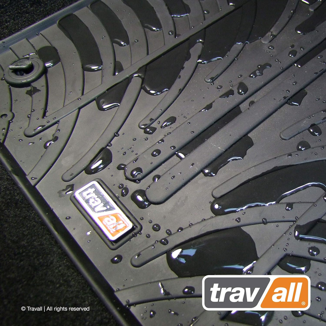 Travall Mats Gummifussmatten Kompatibel Mit Citroen Berlingo Van und Peugeot Partner Van (2008-2018)