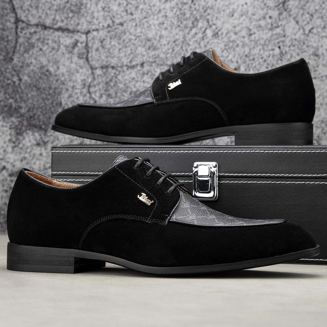 JITAI Herren Oxfords Oxford, Schwarz 07