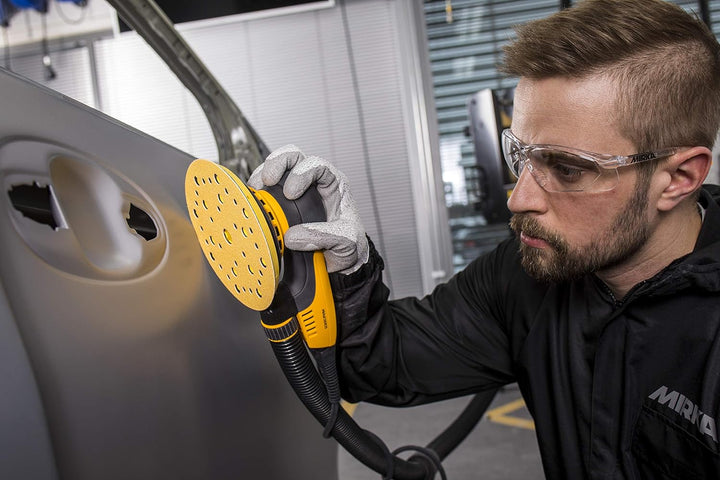 Mirka Gold Universal-Schleifpapier Ø 150mm Klett 37-Loch / Korn P180, 100 Stk / Zum Schleifen von Gi