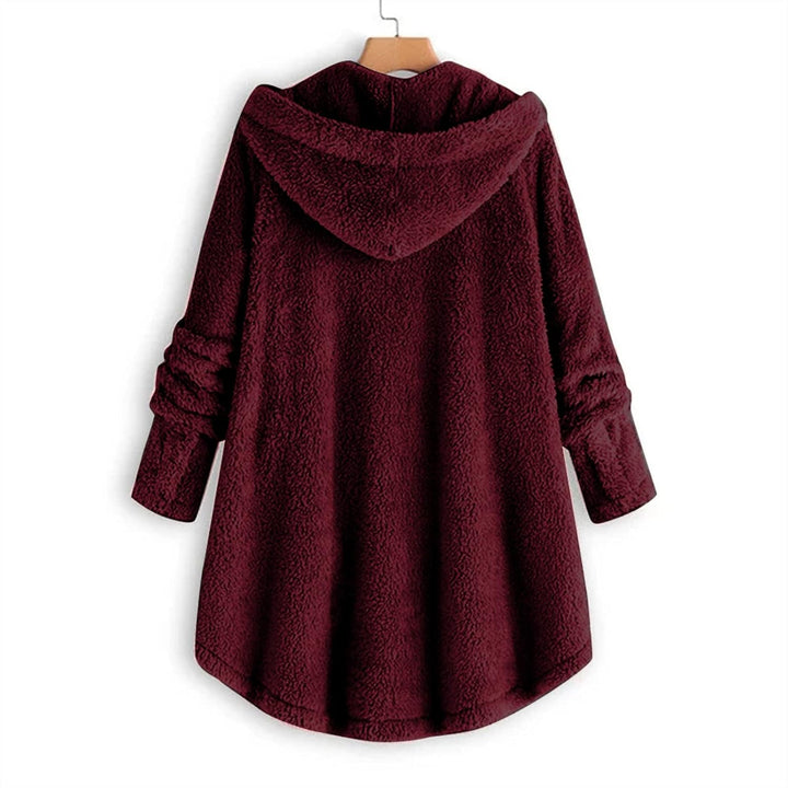 Ansenesna Teddyjacke Damen Mit Kapuze Winterjacke Damen Teddyfleece Warm Gefüttert Wintermantel Frau