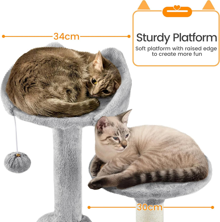Yaheetech XXL Katzenkratzbaum 175 cm deckenhoch Kratzbaum für grosse Katzen, Stabil Kletterbaum mit