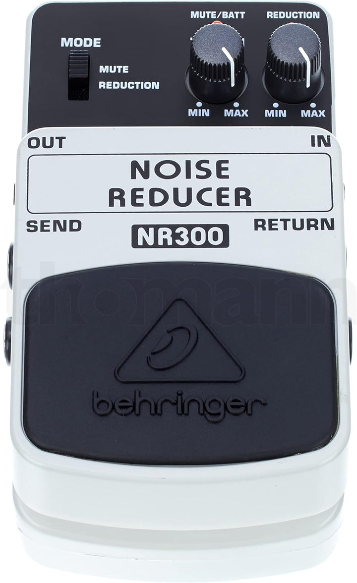 Behringer NOISE REDUCER NR300 Ultimatives Effektpedal zur Rauschunterdrückung &amp; OVERDRIVE/DISTORTION