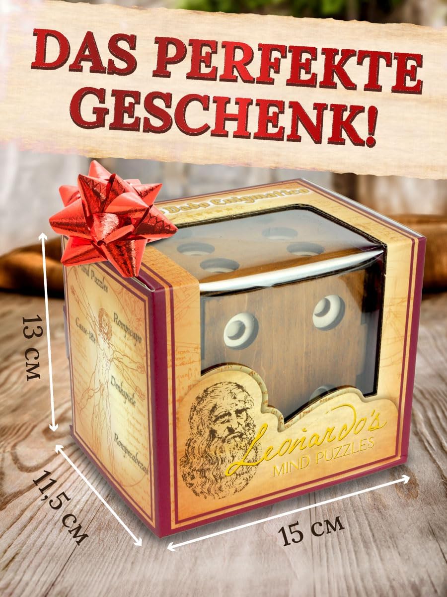 Logica Spiele Art. Würfel Geheimbox - Geheimschachtel - Schwierigkeit 5/6 Unglaublich - Geschenkbox