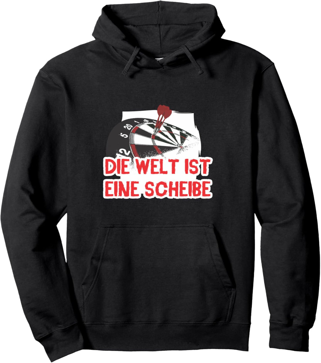Die Welt ist eine Scheibe Pullover Hoodie