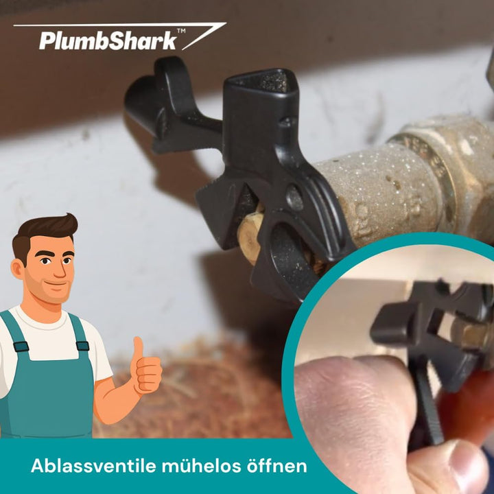 Grehge 1 Plumbing & Heating Keyring Multitool - #10 Essential Plumbers Tools Including Radiator Key,