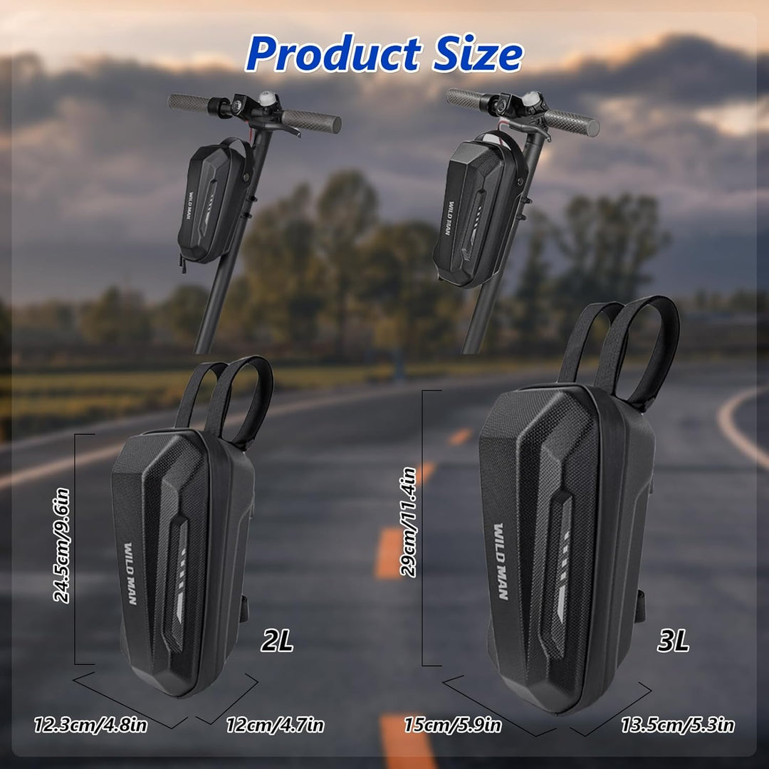 flintronic Scooter Tasche für Roller, 2L/3L Lenkertasche für Elektroroller wasserdichte, Vordertasch