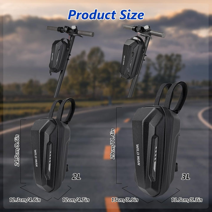 flintronic Scooter Tasche für Roller, 2L/3L Lenkertasche für Elektroroller wasserdichte, Vordertasch