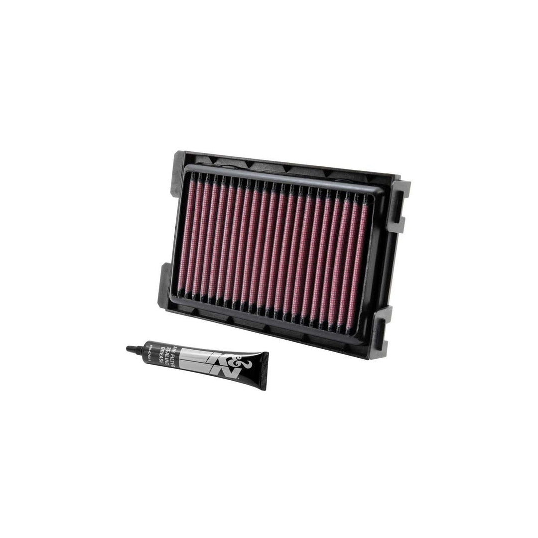 K&N HA-2511 Motorrad Tauschluftfilter Rot