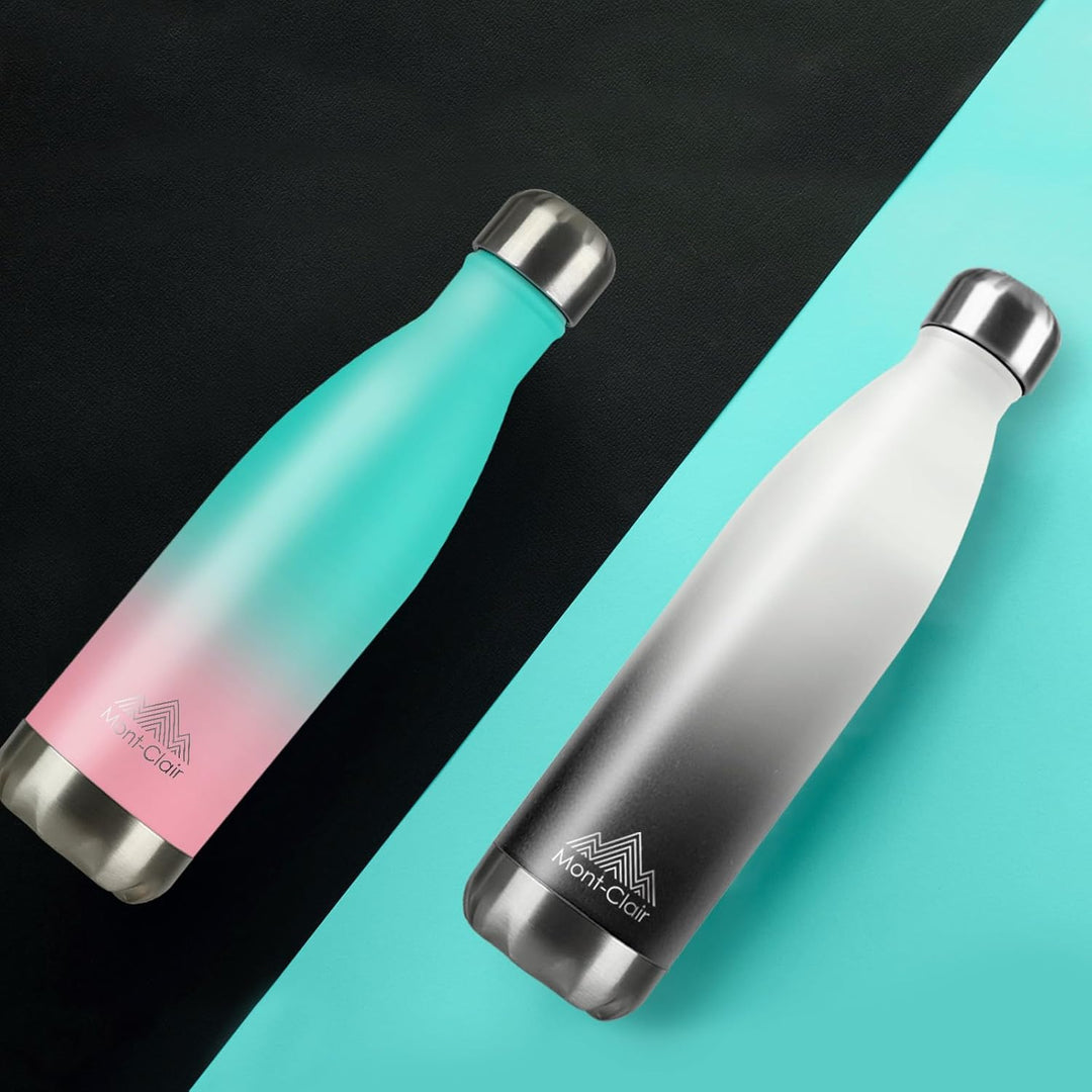 Mont-Clair H2O Trinkflasche Edelstahl - Thermosflasche - BPA-freie - Water Bottle, Edelstahl trinkfl
