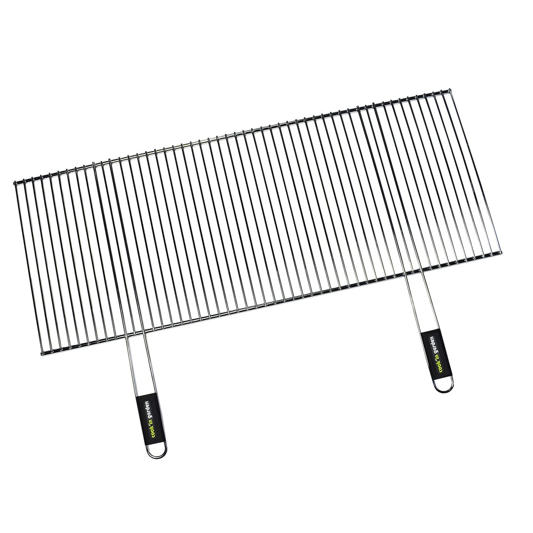 Cook’in Garden – Zuschneidbarer Grillrost aus verchromtem Stahl, anpassbar von 100 × 40cm auf 61 × 4