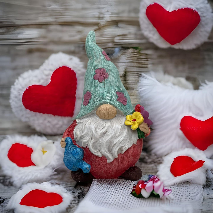 MIJOMA Gartenzwerg Gartengnom GNOME Dwarf Garten Dekoration Gartendeko Wichtel Zwerg für den Garten