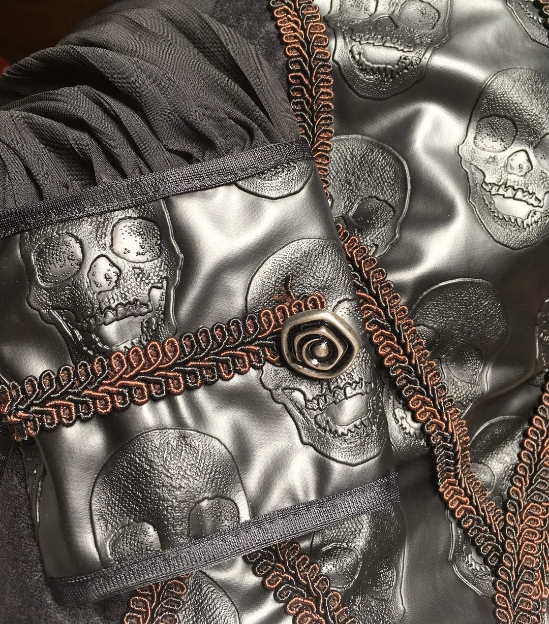 Wilbers &amp; Wilbers Piratin Jacke Weste Bluse Totenköpfe Damen Kostüm-Zubehör Freibeuterin Pirat Pirat