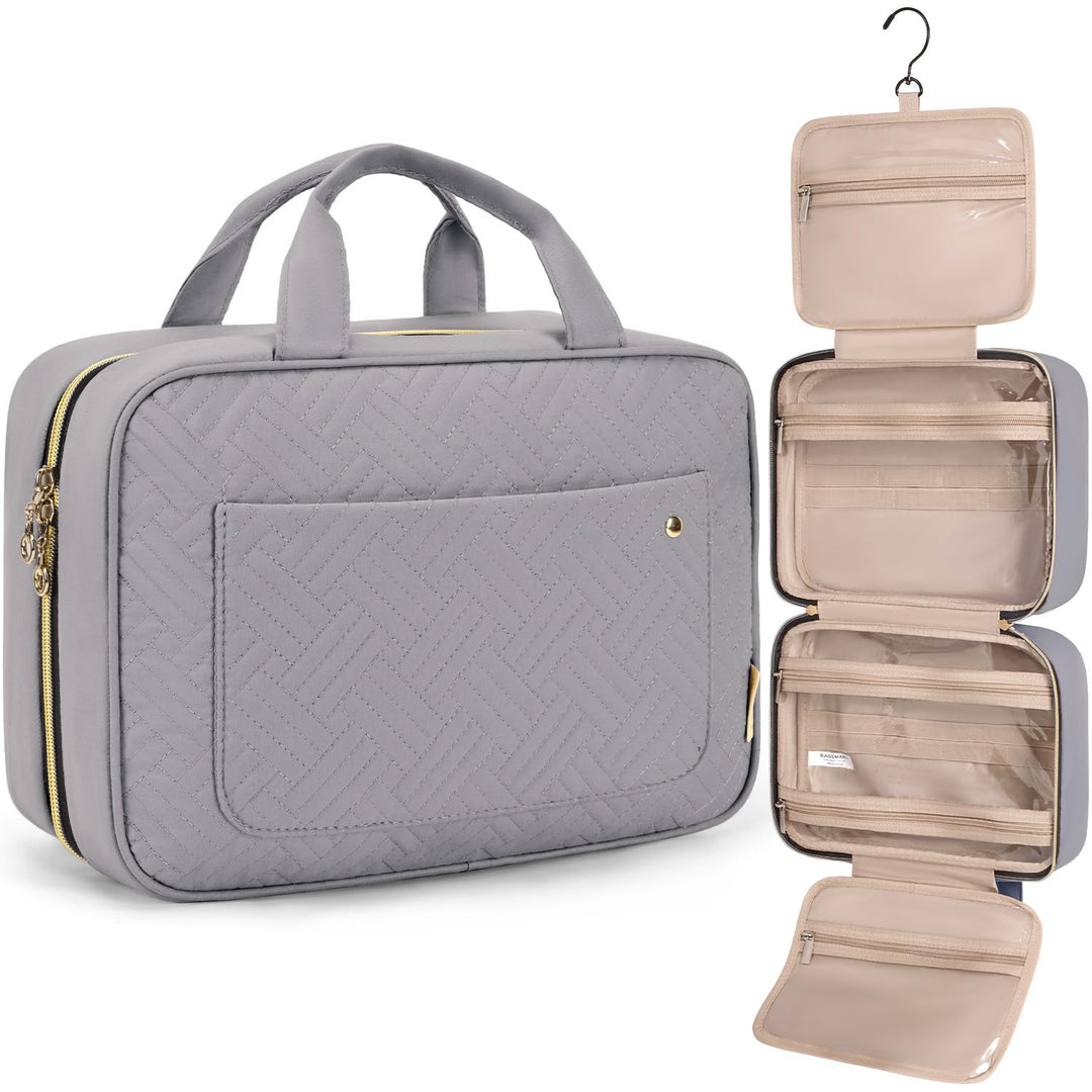 BAGSMART Kulturbeutel kulturtasche Damen, Kulturtasche zum Aufhängen, Toiletry Bag Kosmetiktasche Re