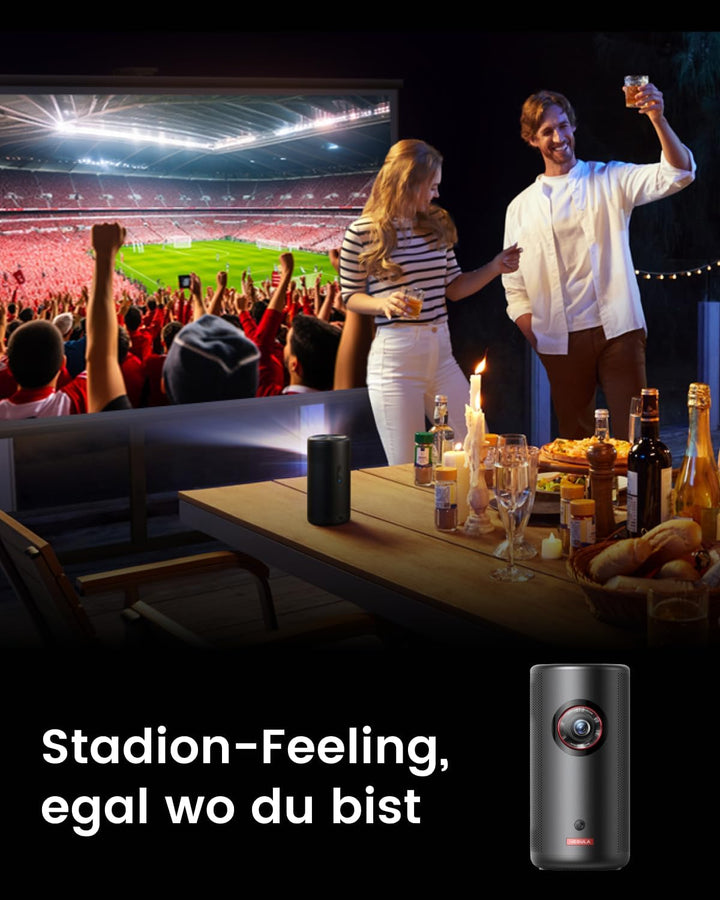 Nebula Anker Capsule 3 Laser 1080p, Smart, WLAN, Mini Beamer, Black, Portable Beamer, Dolby Digital,