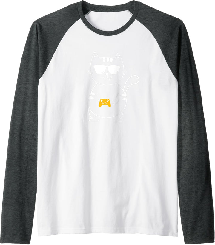 Gamer Zocker - Video Gaming Nerd Videospiele Raglan