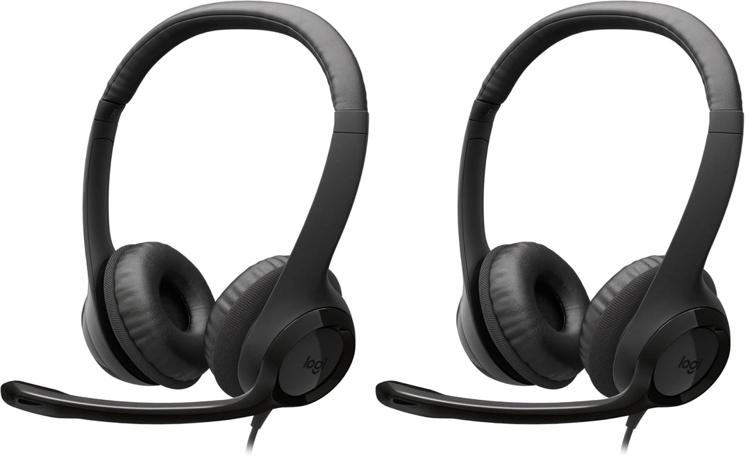 Logitech H390 kabelgebundenes Headset für PC/Notebook, Stereo-Kopfhörer mit Mikrofon mit Geräuschunt