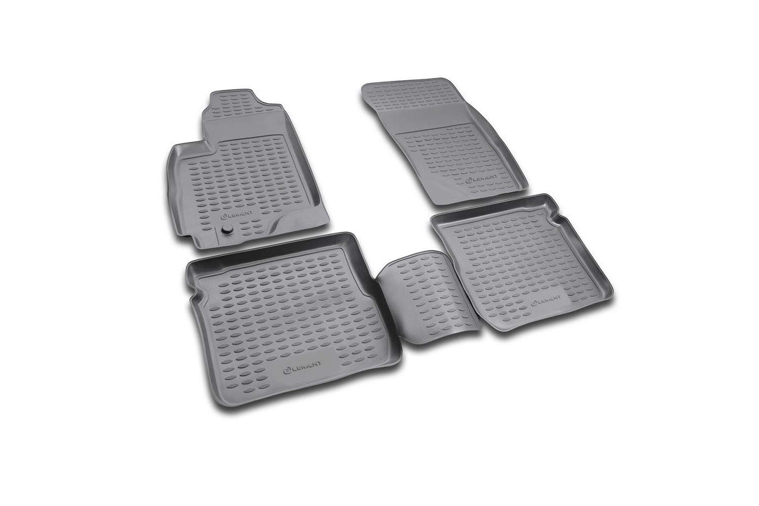 Element 3D Gummimatten Set passend für Mitsubishi Outlander (2003-2006) | 100% passgenaue Auto Fussm