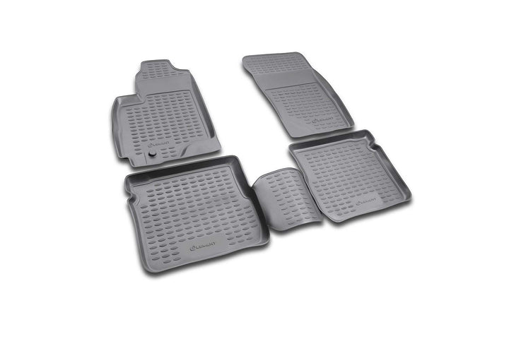 Element 3D Gummimatten Set passend für Mitsubishi Outlander (2003-2006) | 100% passgenaue Auto Fussm