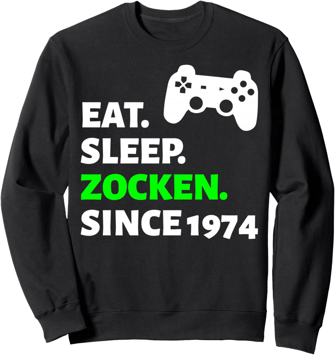 50. Geburtstag Mann Frau 50 Jahre 1974 Deko Lustig Geschenk Sweatshirt