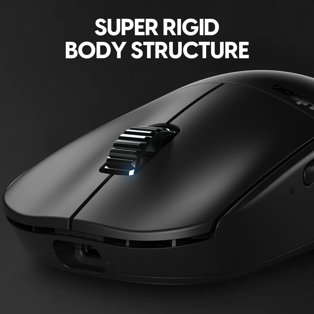 Pulsar Gaming Gears X2A ES kabellose Gaming-Maus, beidhändig, optischer Schalter, OLED-Display, trei