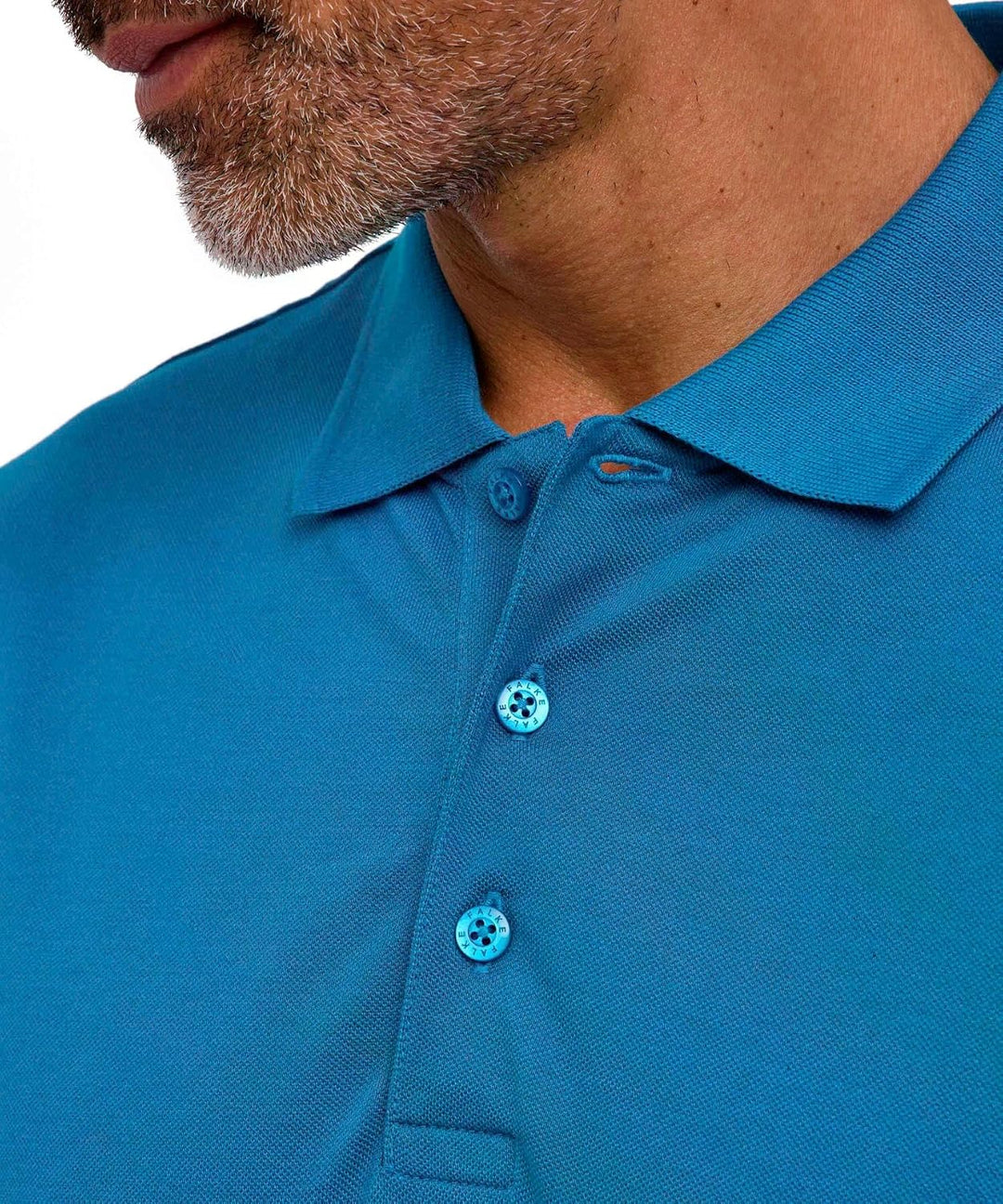 FALKE Herren Basic Polo Shirt Piqué Poloshirt atmungsaktive Baumwolle weich hautfreundlich bequem se