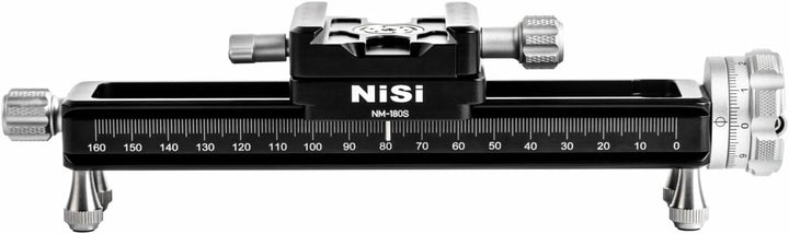 NiSi NM180 Makro Fokussierschiene - 360° Rotierbar Stabiler Makroschlitten/Makro Einstellschlitten/M