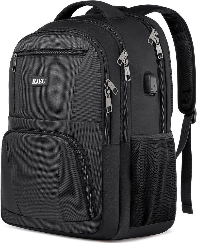 Rucksack Herren, Schulrucksack Jungen Teenager, Laptop Rucksack 17,3 Zoll Laptoptasche für Schule Ar