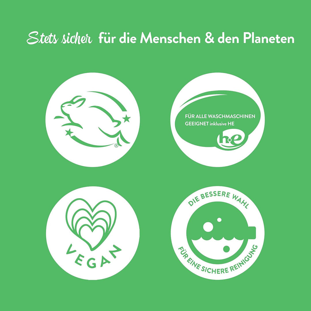 Molly's Suds Active Wear Waschmittel Pulver I Natürliches extra starkes Waschpulver, schmutzabweisen
