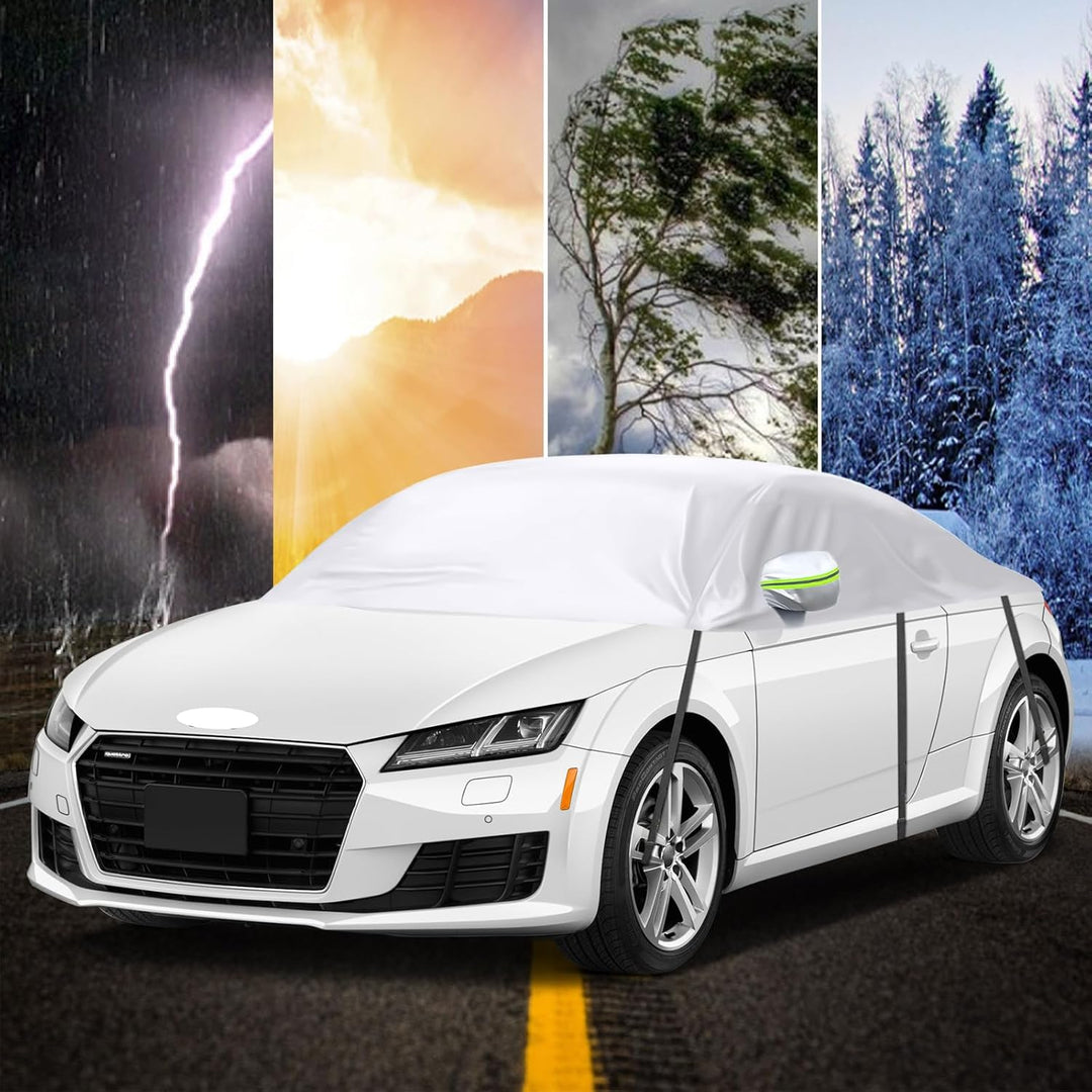 Halbe Autoabdeckung Ersatz für Audi TT 1998-2024, Softtop-Dachschutz-Autoabdeckung Wasserdicht, Halb