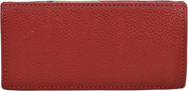 Anuschka Damen echt Leder Mini Sling Organizer Tasche, Kreuztasche, Stylisher Organizer Crimson Gard