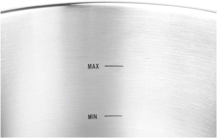 Bastilipo - Express Classic 6 Kochtopf aus Edelstahl, 6 Liter | Druck- und Sicherheitsventil | Kompa
