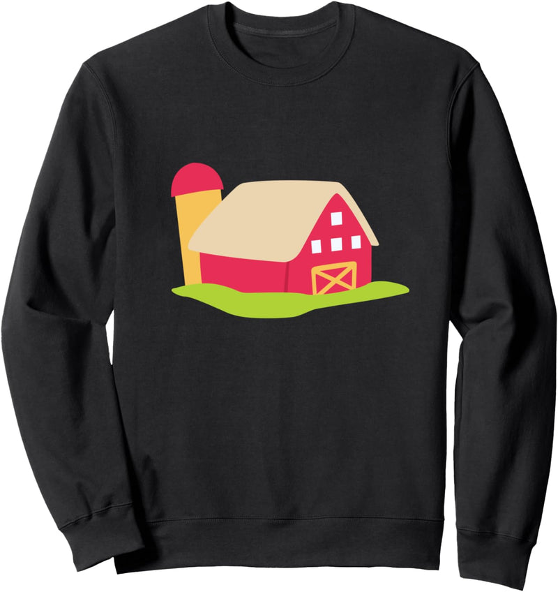 Scheunen-Silo Bauernhofgebäude Sweatshirt