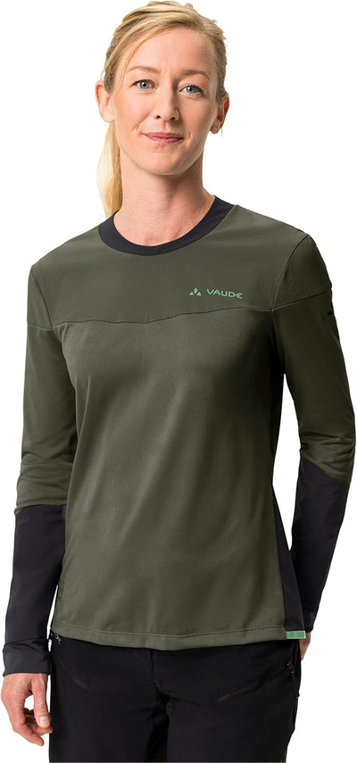 VAUDE Damen Women's Moab Ls Pro Shirt T-Shirt 40 Khaki, 40 Khaki