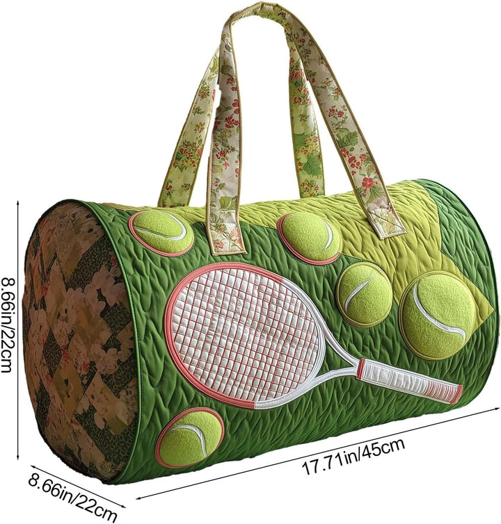 Hippie Van Quilted Duffle Bag – Boho Wochenendtasche - Bus Design Handliche Reisetasche Damen Weeken
