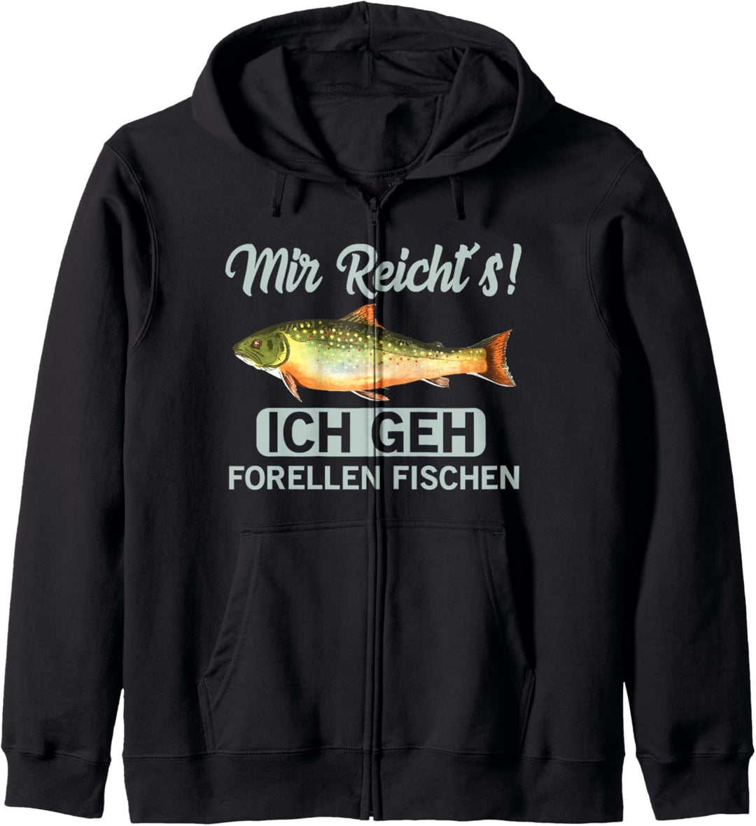 Forellen fischen geschenk für Angler der Bachforellen fängt Kapuzenjacke