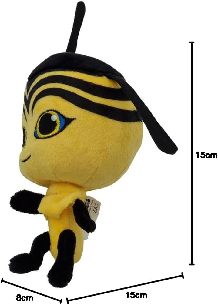 BANDAI - Miraculous Ladybug - Weiches Stofftier 15cm - Pollen - P50694, Pollen